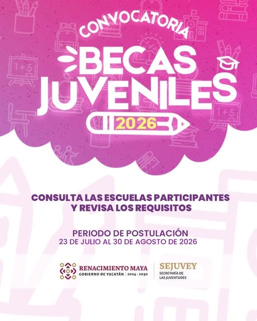 Abren convocatoria de becas para estudiar en escuelas particulares